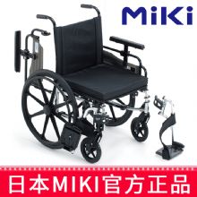 MIKI手動輪椅車MPTWSW-45HUS  寬敞大氣活掛腳活動扶手 座高可調免充氣