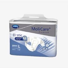 保赫曼妙力金裝彈性搭扣式尿褲（日用型）大號MoliCare Pr. Elastic 6D L P30  30片/包 3包/箱貨號1652731