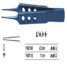 金鐘縫線結扎鑷YAB100 8.5cm 直 鉤深0.2（鈦）
