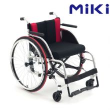 MIKI三貴手動輪椅車NZ-1 W717 紅黑色