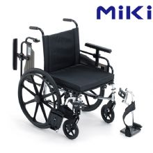 MIKI三貴手動輪椅車MPTWSW-45HUS  寬敞大氣活掛腳活動扶手 座高可調免充氣