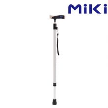 MIKI三貴伸縮拐杖MRT-013 細款 白色登山杖 手杖 戶外徒步超輕防滑可伸縮折疊 老人拐杖