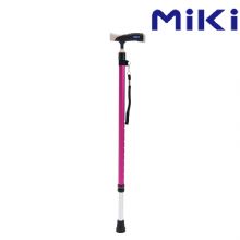 MIKI三貴伸縮拐杖MRT-013 細款 粉色登山杖 手杖 戶外徒步超輕防滑可伸縮折疊 老人拐杖