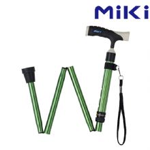 MIKI三貴折疊拐杖MRF-011220 綠色  家用老人拐杖 輕便折疊手杖