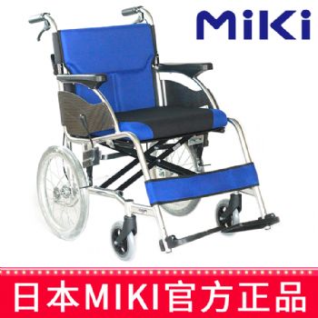 MIKI手動輪椅車MCSC-43JL 藍色 W4