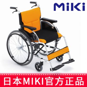 MIKI手動輪椅車MCS-43L 橙色 W3