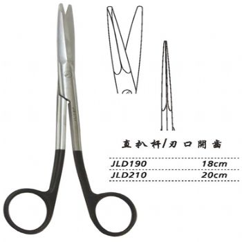 金鐘組織剪JLD210 20cm 直 扒桿 刃口開齒（綜合）