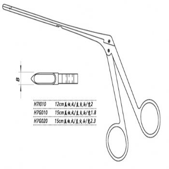 金鐘鼻咬切鉗H7G010 15cm 蓋板式 直尖頭 寬1.8